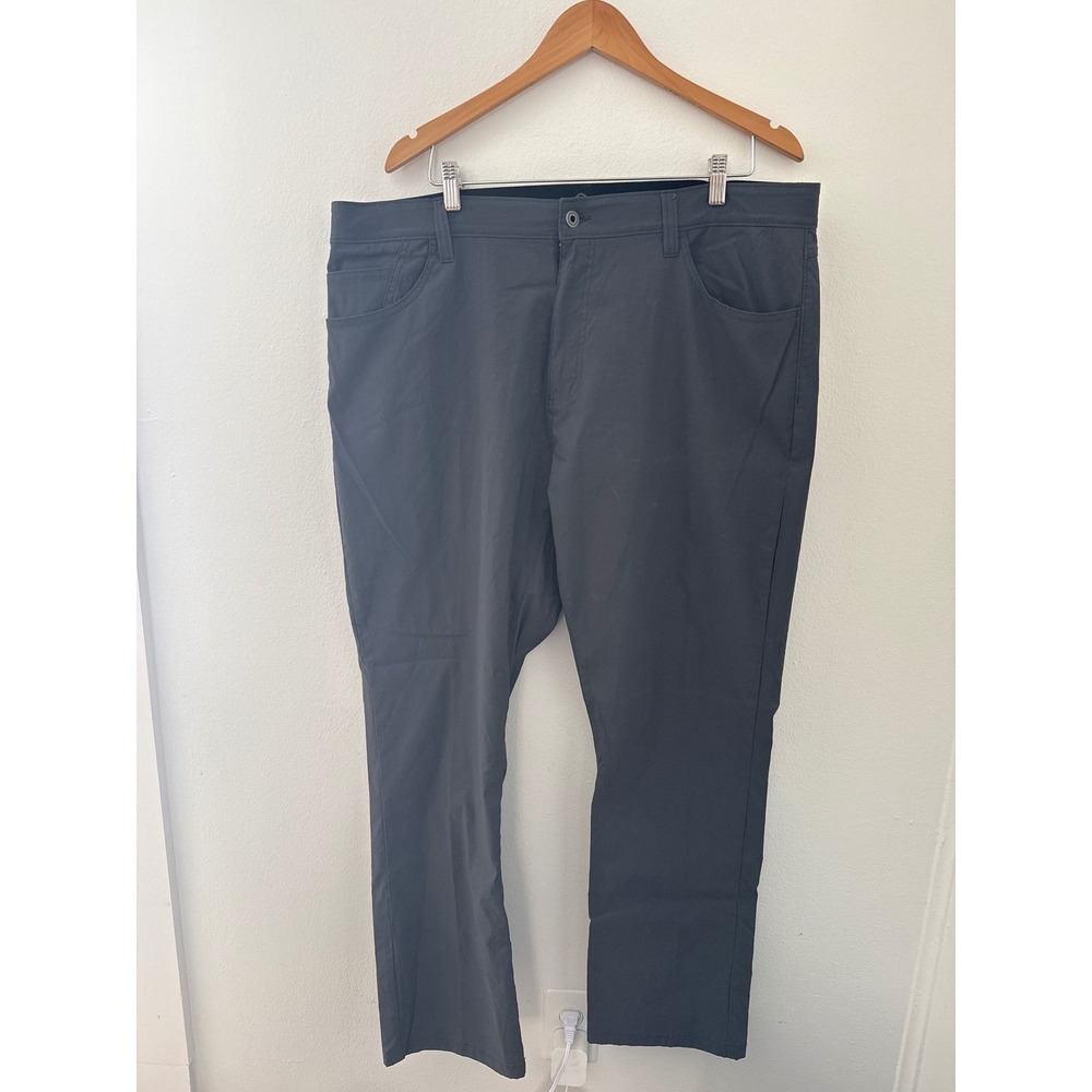 Eddie Bauer Men's Hiking Pants Straight Leg Unlined Spring Summer Gray 40x32